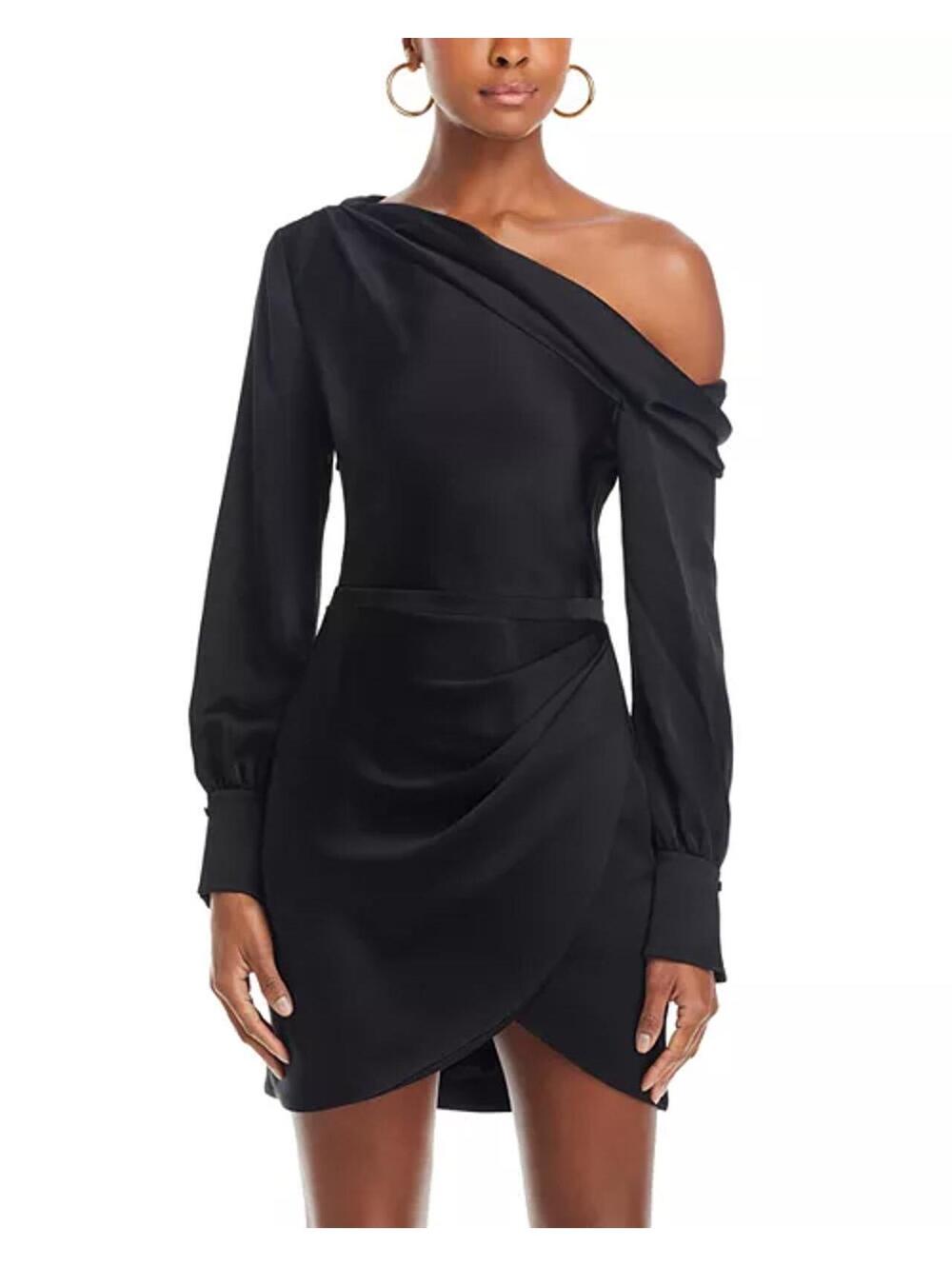 SIMKHAI Cameron One Shoulder Mini Dress